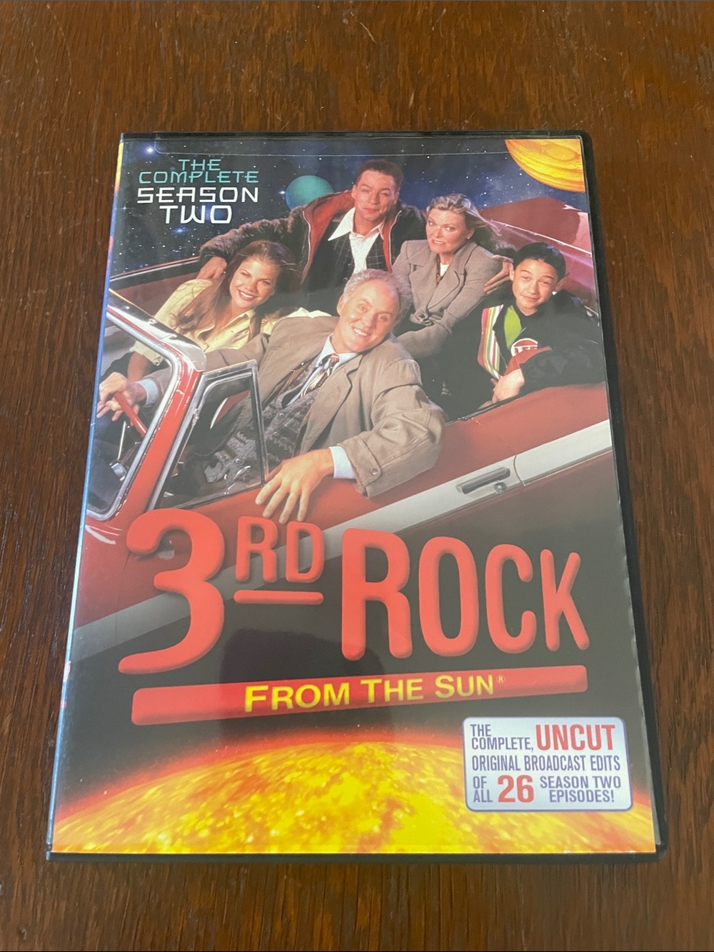 Galaxy By Harvic 3rd Rock From The Sun Season Two DVD - Red, Yellow, Black
